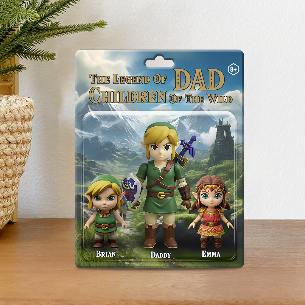 The Legend Of Dad - Personalized The Hero's Legend Custom Shaped Acrylic Plaque