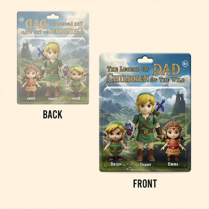 The Legend Of Dad - Personalized The Hero's Legend Custom Shaped Acrylic Plaque