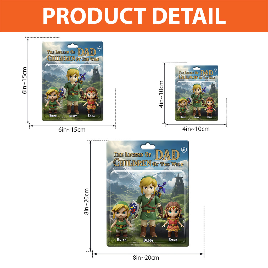 The Legend Of Dad - Personalized The Hero's Legend Custom Shaped Acrylic Plaque