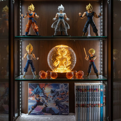 40th Anniversary - Personalized Seven Balls Crystal Ball Night Light