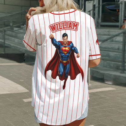 Super Kids - Personalized Kid Baseball Jersey