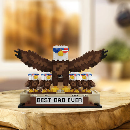 Best Dad Ever - Personalized Father Custom Shaped Acrylic Plaque