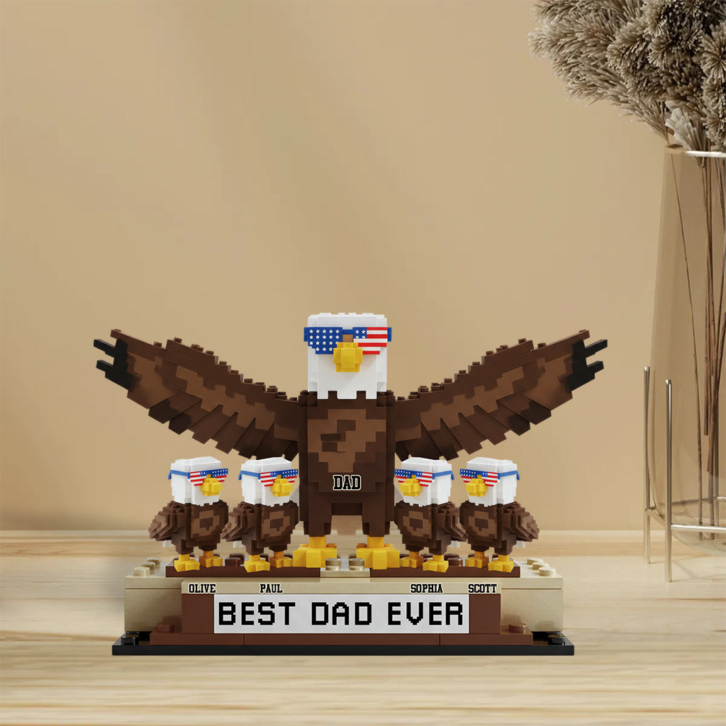 Best Dad Ever - Personalized Father Custom Shaped Acrylic Plaque