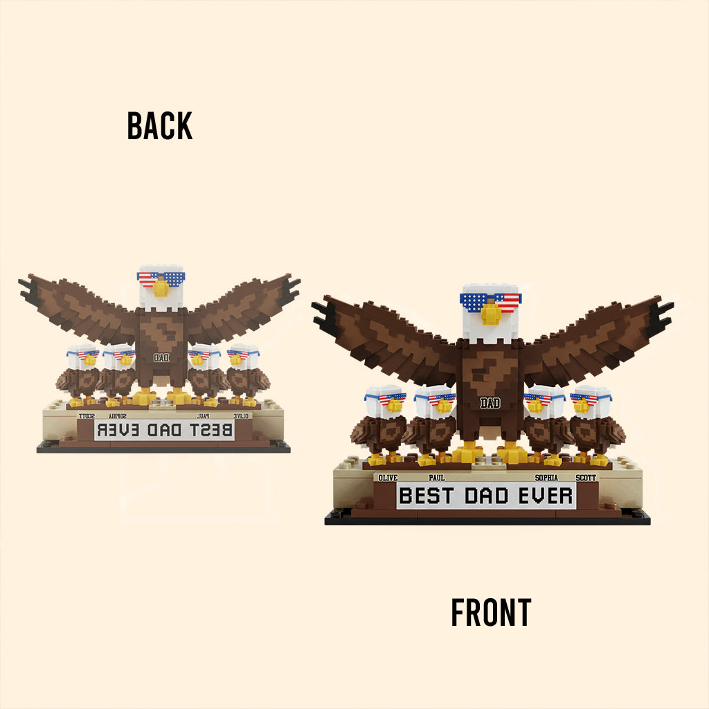 Best Dad Ever - Personalized Father Custom Shaped Acrylic Plaque