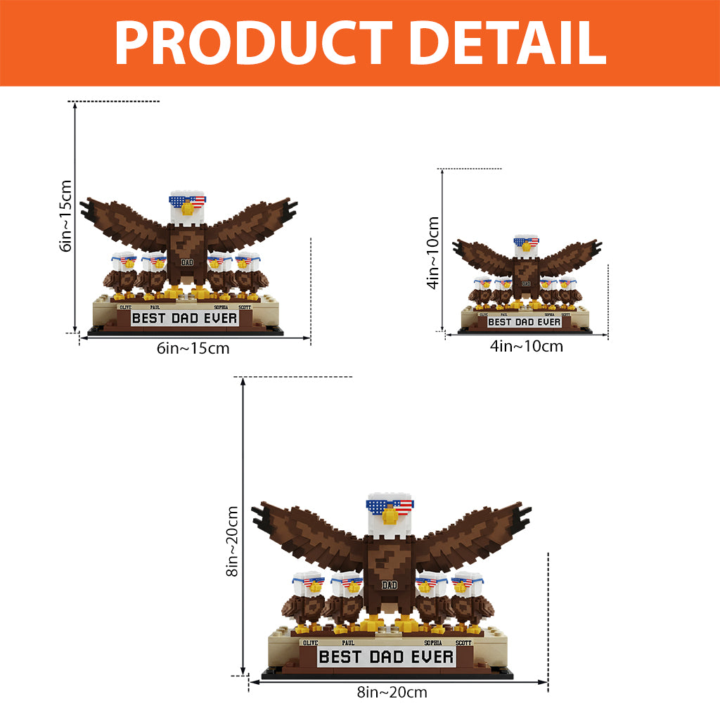 Best Dad Ever - Personalized Father Custom Shaped Acrylic Plaque