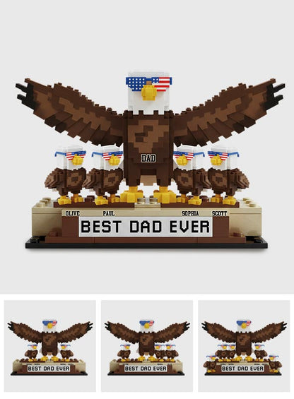 Best Dad Ever - Personalized Father Custom Shaped Acrylic Plaque