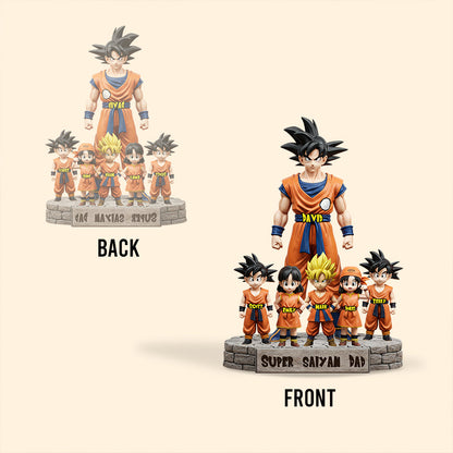 Strong Papa - Personalized Seven Balls Custom Shaped Acrylic Plaque