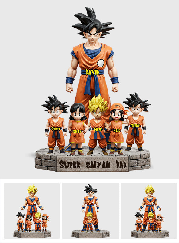 Strong Papa - Personalized Seven Balls Custom Shaped Acrylic Plaque