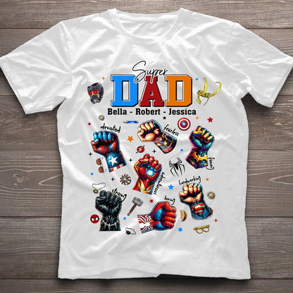 Best Dad Ever Father's Day Gift - Fatherhood - Personalized Father T-shirt And Hoodie