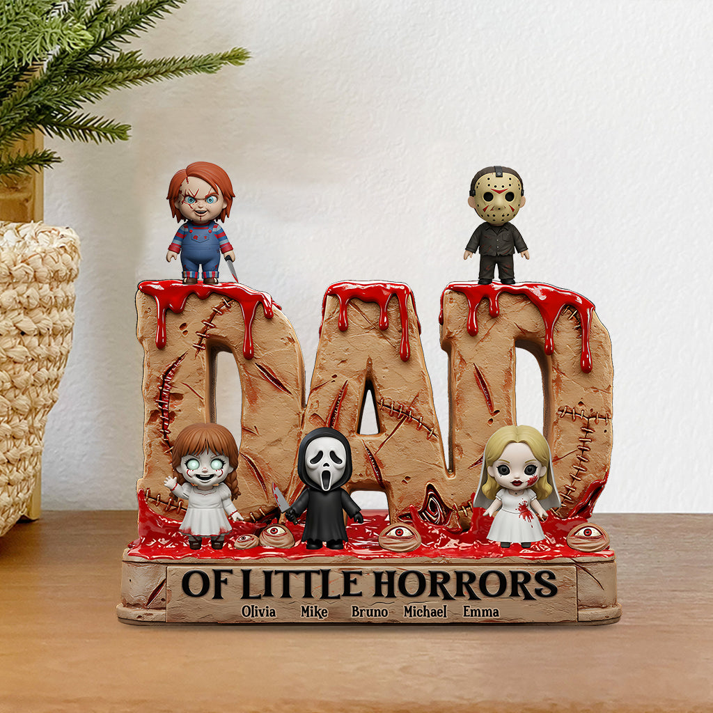 Dad of Little Horror - Personalized Father Custom Shaped Acrylic Plaque