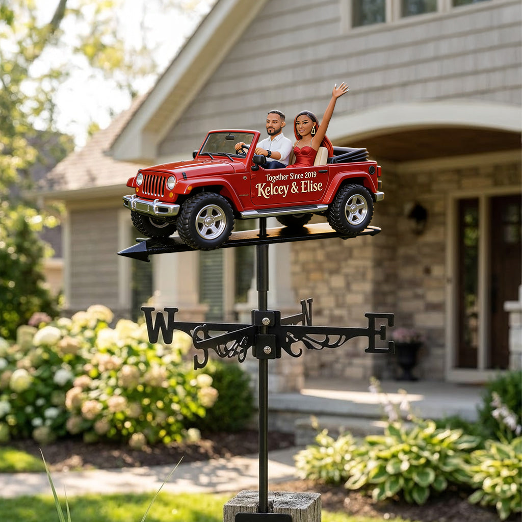 You & Me We Got This - Personalized Couple Weather Vane