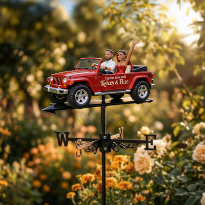 You & Me We Got This - Personalized Couple Weather Vane