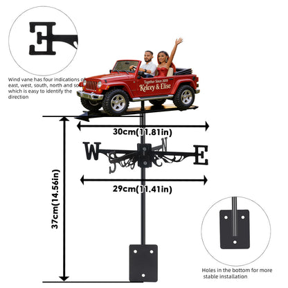 You & Me We Got This - Personalized Couple Weather Vane