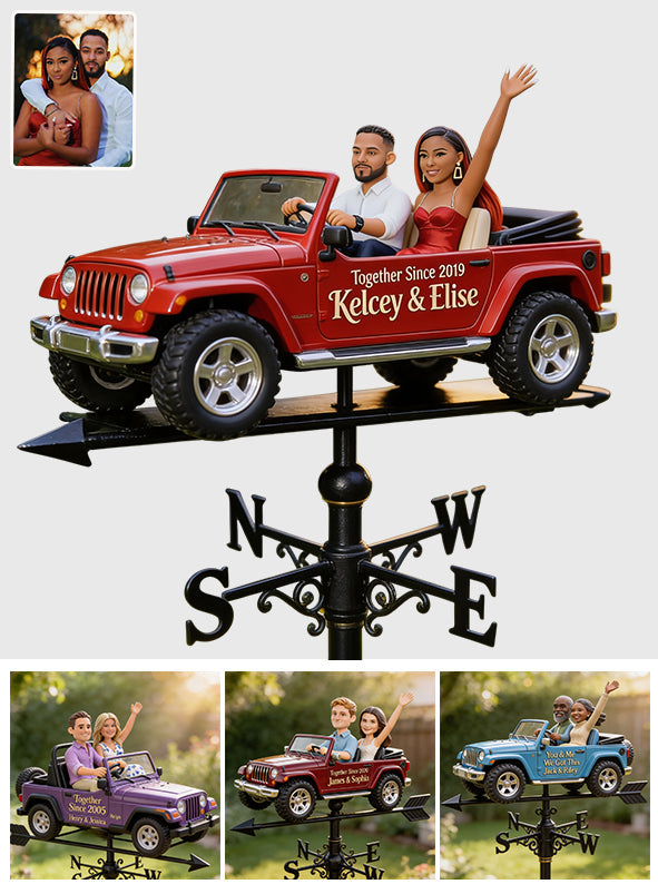 You & Me We Got This - Personalized Couple Weather Vane