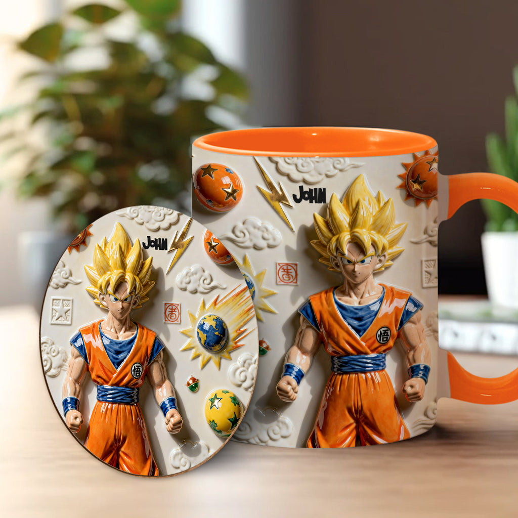 Strong Balls - Personalized Seven Balls Accent Mug & Coaster