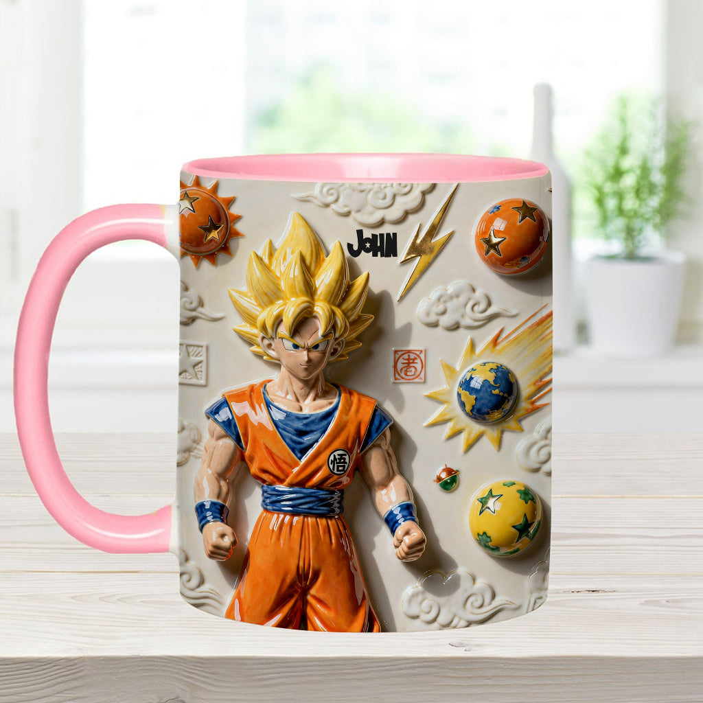 Strong Balls - Personalized Seven Balls Accent Mug & Coaster