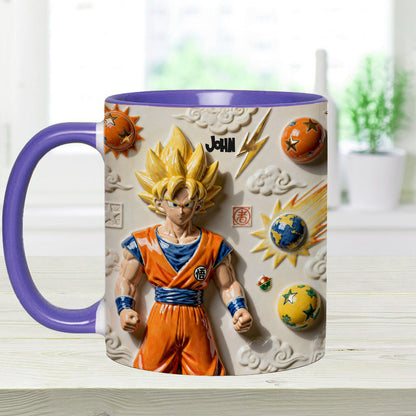 Strong Balls - Personalized Seven Balls Accent Mug & Coaster