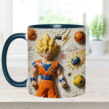 Strong Balls - Personalized Seven Balls Accent Mug & Coaster