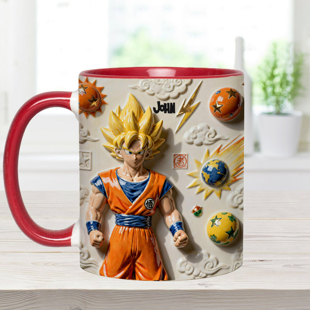 Strong Balls - Personalized Seven Balls Accent Mug & Coaster