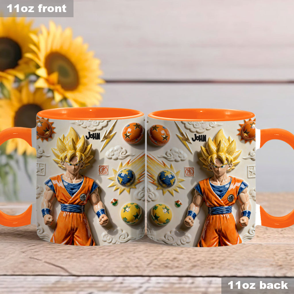 Strong Balls - Personalized Seven Balls Accent Mug & Coaster