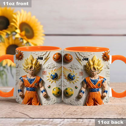 Strong Balls - Personalized Seven Balls Accent Mug & Coaster