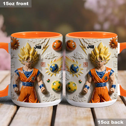 Strong Balls - Personalized Seven Balls Accent Mug & Coaster