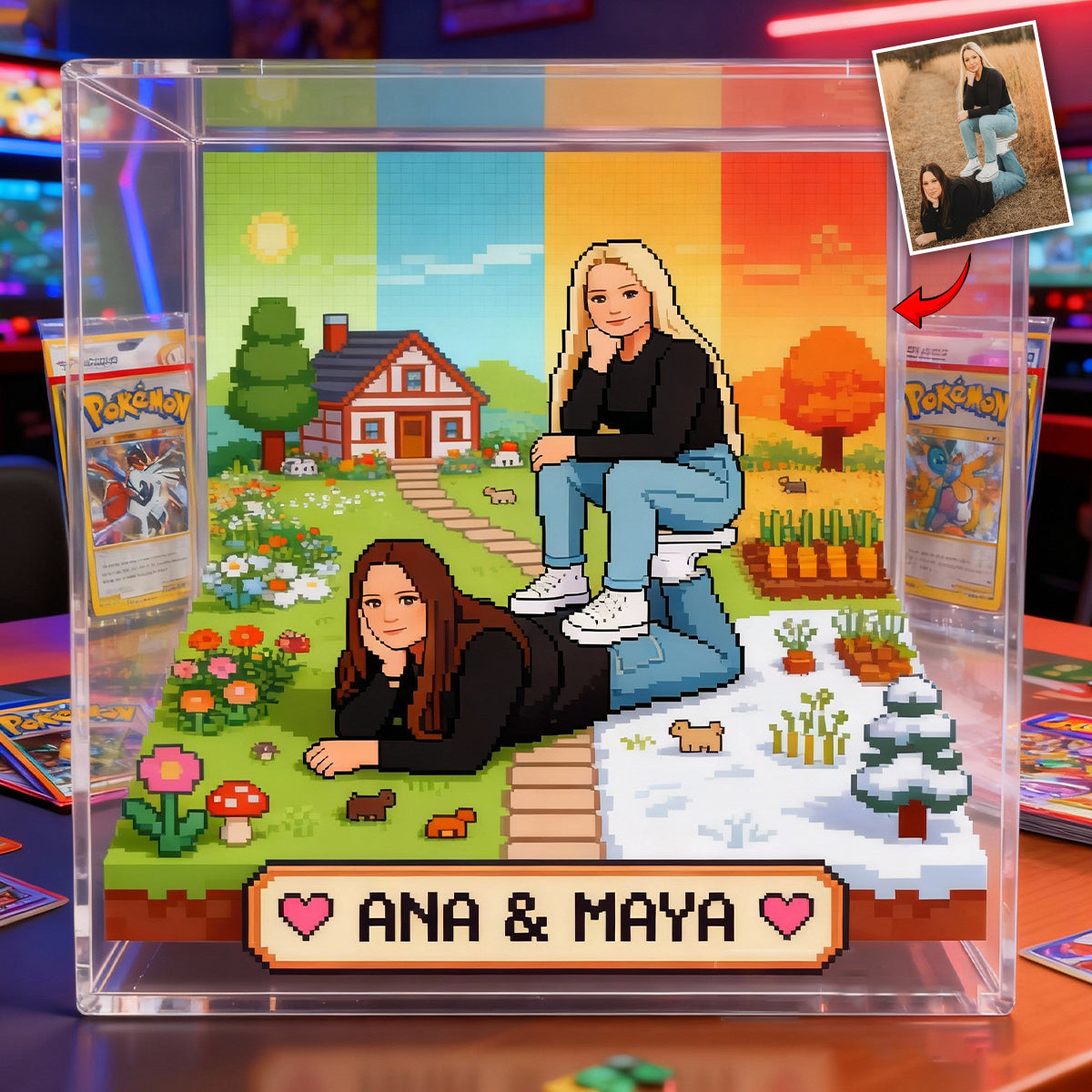 Unique Gift For Monster Trainers - Personalized Monster Trainer Custom Shaped Acrylic Plaque