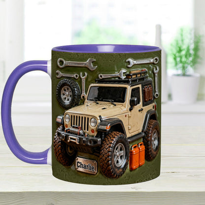 Adventure Awaits - Personalized Car Accent Mug & Coaster