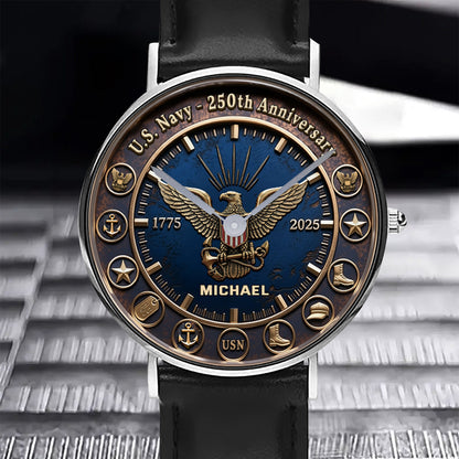250th Anniversary - Personalized Veteran Hand Watch