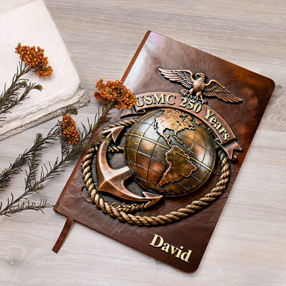 250th Anniversary - Personalized Veteran Leather Journal