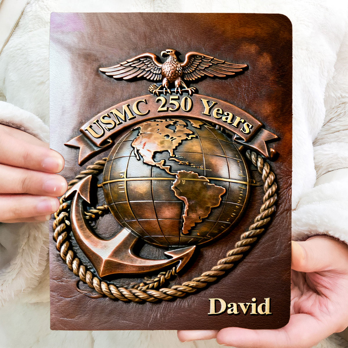 250th Anniversary - Personalized Veteran Leather Journal