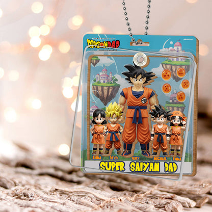 Super Dad - Personalized Seven Balls Multilayer 3D Box Tag