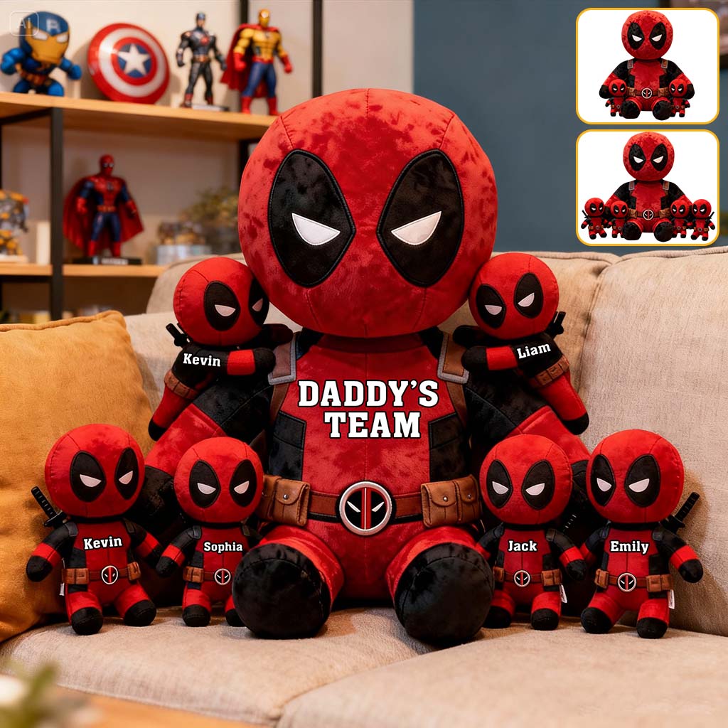 Daddy's Team - Personalized The Psychopath Premium Faux Fur Pillow