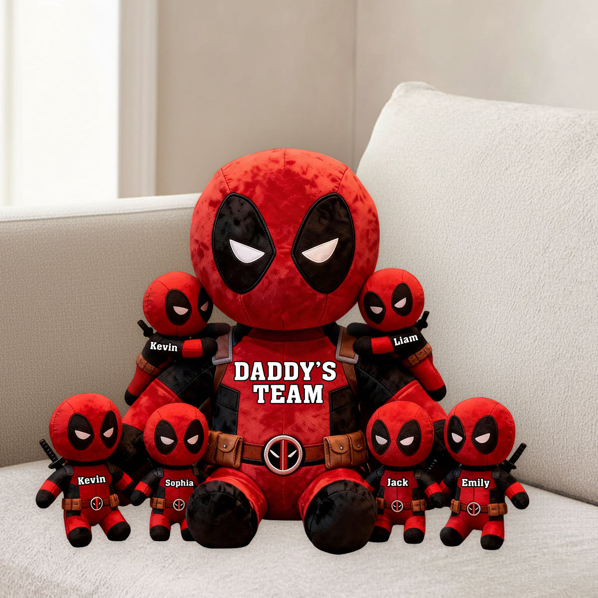 Daddy's Team - Personalized The Psychopath Premium Faux Fur Pillow