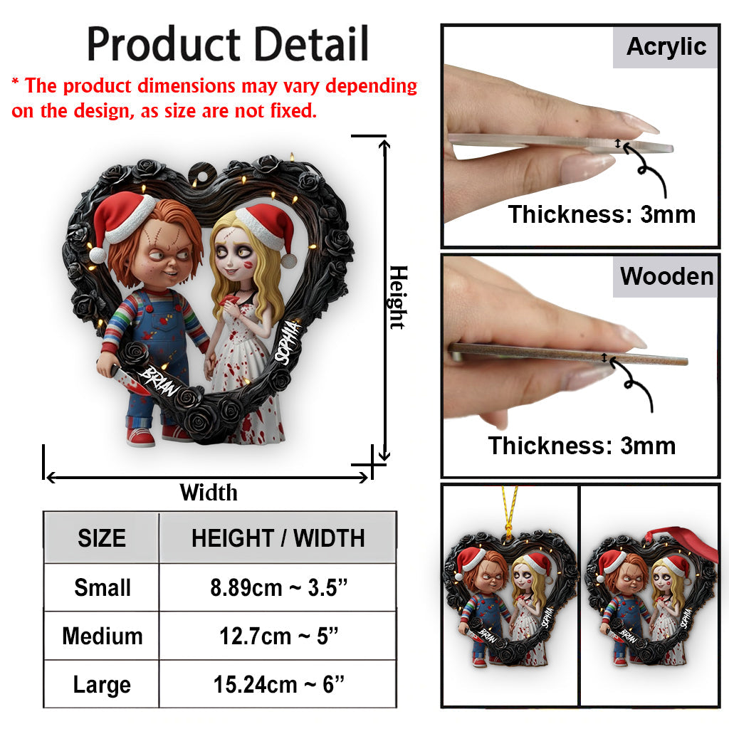 You & Me We Got This - Personalized Horror Character Ornament