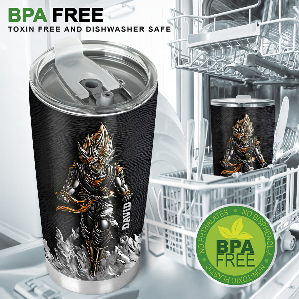 It's Over When You Quit - Personalized Seven Balls Tumbler