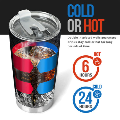 It's Over When You Quit - Personalized Seven Balls Tumbler