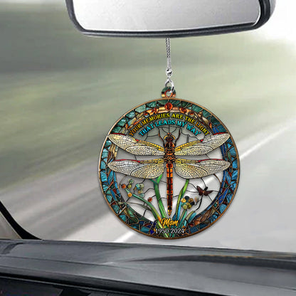 Your Memories Are The Light That Leads My Way - Personalized Memorial Car Ornament