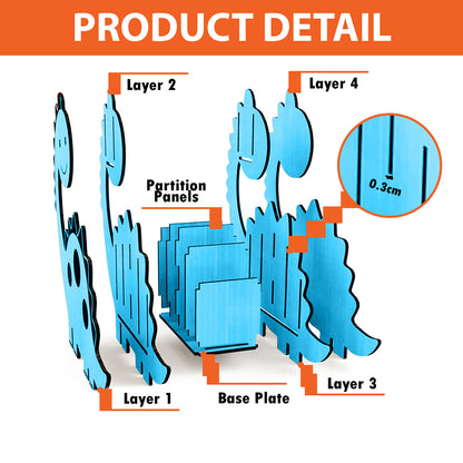 Scary Movies - Personalized Wooden Pen Holder