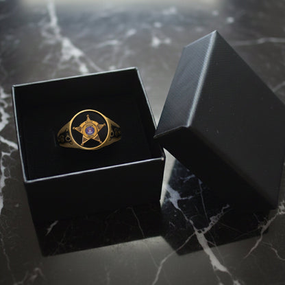 Serve & Protect - Personalized Police Officer Signet Ring