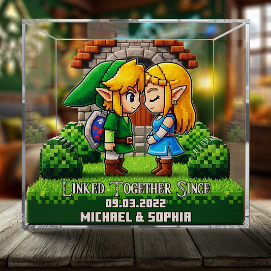 Linked Together - Personalized The Hero's Legend Custom Shaped Acrylic Plaque