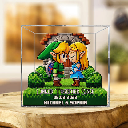 Linked Together - Personalized The Hero's Legend Custom Shaped Acrylic Plaque