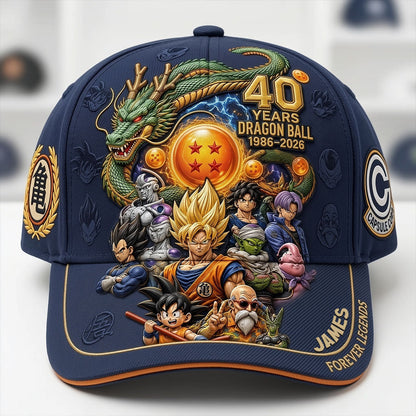 Forever Legend 40th Anniversary - Personalized Seven Balls Classic Cap
