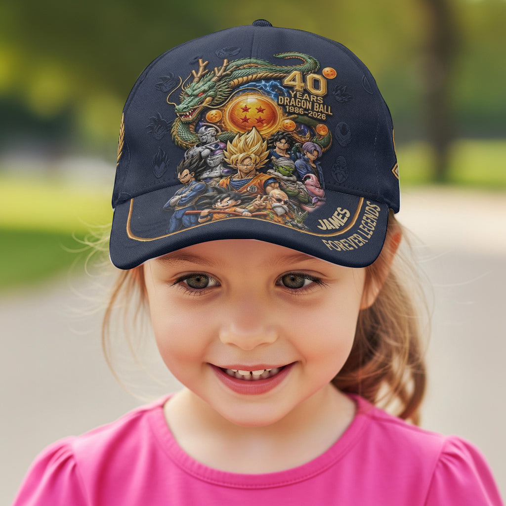 Forever Legend 40th Anniversary - Personalized Seven Balls Classic Cap