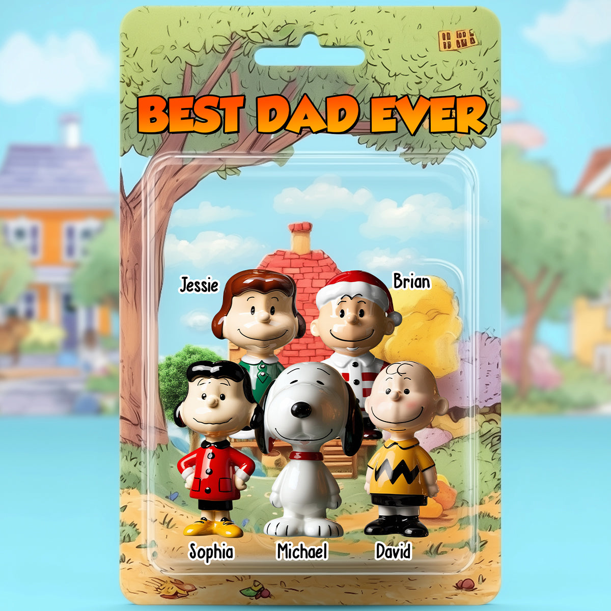 Best Dad Ever - Personalized Custom Shaped Acrylic Plaque