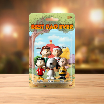 Best Dad Ever - Personalized Custom Shaped Acrylic Plaque