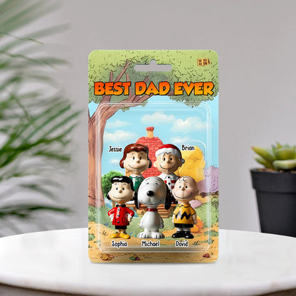 Best Dad Ever - Personalized Custom Shaped Acrylic Plaque