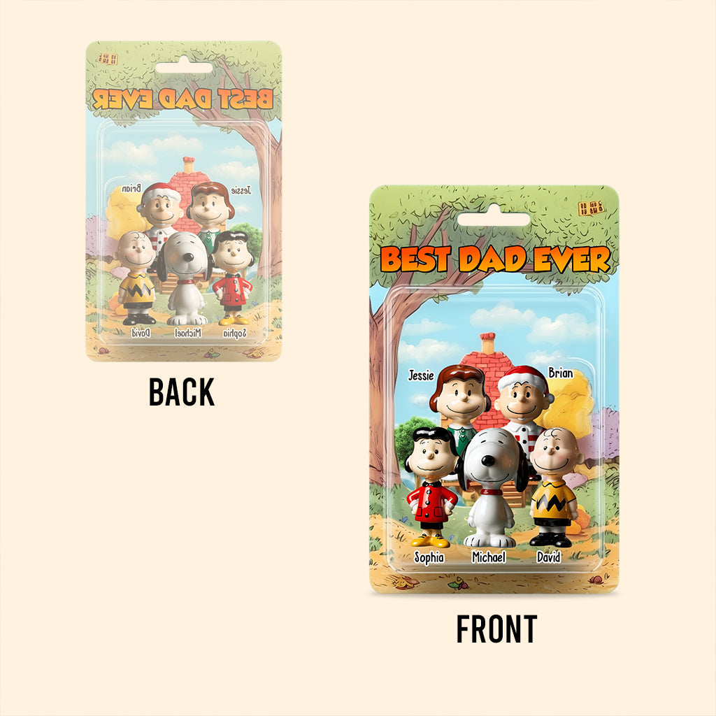 Best Dad Ever - Personalized Custom Shaped Acrylic Plaque