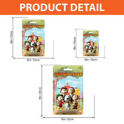 Best Dad Ever - Personalized Custom Shaped Acrylic Plaque