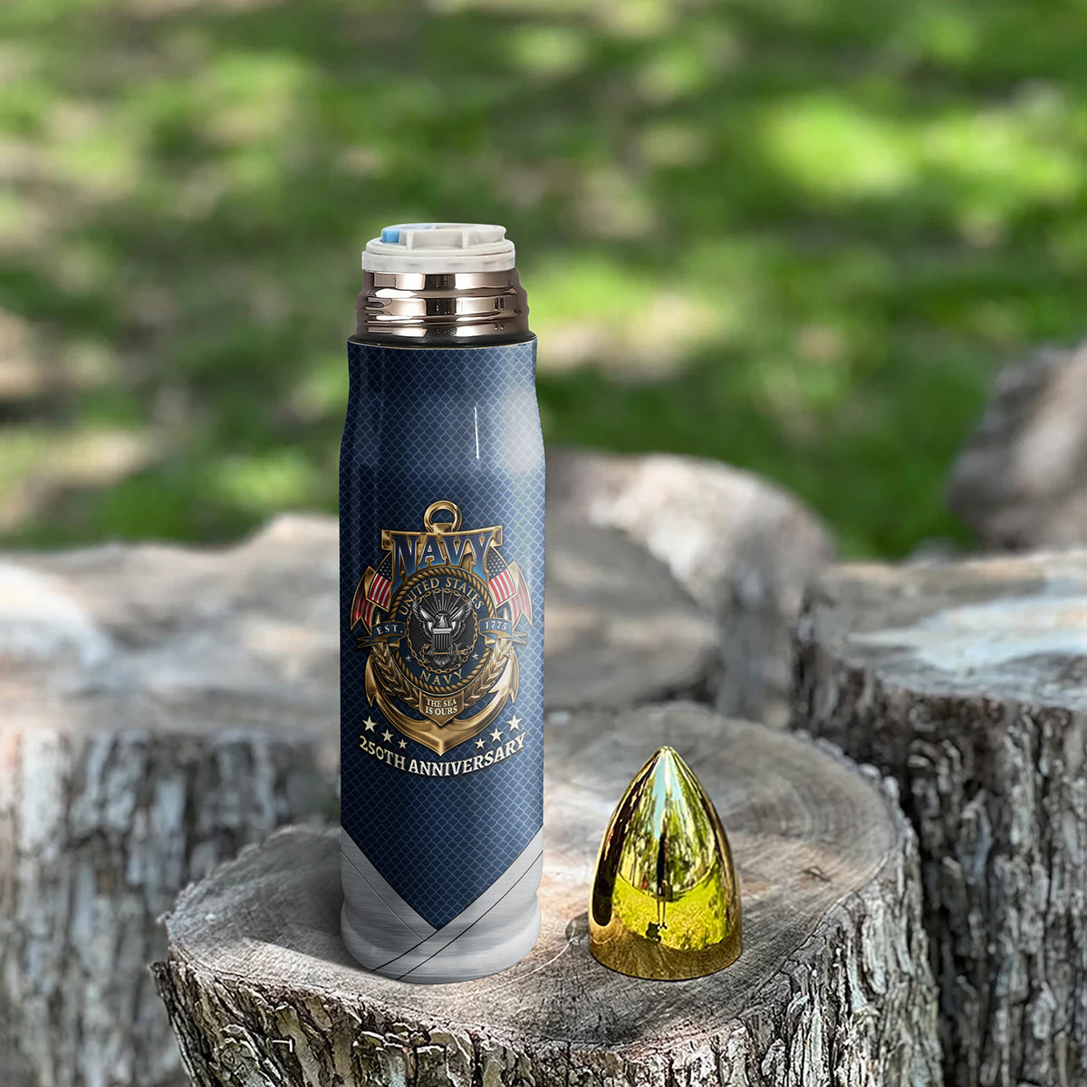 All Gave Some - Personalized Veteran Bullet Tumbler